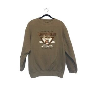 Vintage 90's American Wildlife Outfitters Crewneck Sweatshirt Mens XL